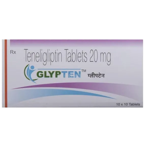 glypten 20mg tablet 10's